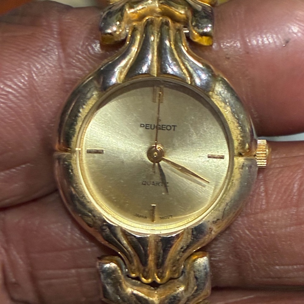 Peugeot Gold Tone Women's Watch